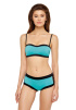 Женские плавки-слипы MARC AND ANDRE Sport Collection (Черный, Голубой) фото превью 3