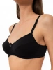 Бюстгальтер с мягкой чашкой SIELEI Naturalcotton (Nero) фото превью 3