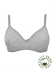 Бюстгальтер-бралетт с мягкой чашкой SIELEI Naturalcotton (Grigio melange) фото превью 4