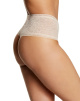 Женские трусы-стринги MAIDENFORM Smooth High Waist Lace (Телесный) фото превью 2