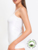 Женская майка SIELEI Naturalcotton (Bianco) фото превью 3