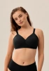 Бюстгальтер с плотной чашкой NATURANA Sidesmoother (Черный) фото превью 1