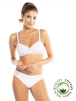 Женские трусы-бразилиана SIELEI Naturalcotton (Bianco) фото превью 2