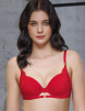 Бюстгальтер-балконет с плотной чашкой MIOOCCHI Scarlett (Rosso) фото превью 1