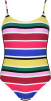 Слитный купальник с плотной чашкой NATURANA (Розовый/Зеленый/Фиолетовый) фото превью 4