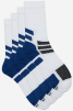 Набор мужских носков DIM X-Temp Sport (2 пары) (Белый/Синий) фото превью 2
