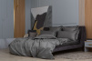 Простыня из сатина GERMAN GRASS Graphite Allure Grass (Темно-серый) фото превью 1
