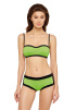 Женские плавки-слипы MARC AND ANDRE Sport Collection (Черный, Зеленый) фото превью 3