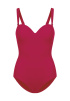 Слитный купальник-бандо с плотной чашкой MARC AND ANDRE Solid Line (Розовый) фото превью 4