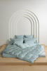 Постельное белье из сатина GERMAN GRASS Sea Wave Brilliant Grass (Бирюзовый) фото превью 1