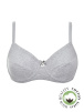 Бюстгальтер с мягкой чашкой SIELEI Naturalcotton (Grigio melange) фото превью 4
