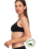 Бюстгальтер-бралетт с мягкой чашкой SIELEI Naturalcotton (Nero) фото превью 3