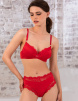 Женские трусы-бразилиана высокие MIOOCCHI Matilda (Rosso) фото превью 1
