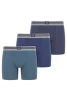Комплект мужских трусов-боксеров JOCKEY Cotton Stretch (3шт) (Синий) фото превью 1