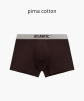 Мужские трусы-боксеры ATLANTIC Pima cotton (Коричневый) фото превью 3