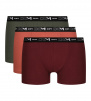 Набор мужских трусов-боксеров DIM Cotton Stretch (3шт) (Черный (Красный/Коричневый/Зеленый)) фото превью 1