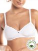 Бюстгальтер-бралетт с мягкой чашкой SIELEI Naturalcotton (Bianco) фото превью 1