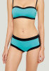 Женские плавки-слипы MARC AND ANDRE Sport Collection (Черный, Голубой) фото превью 1