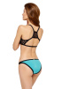Женские плавки-слипы MARC AND ANDRE Sport Collection (Черный, Голубой) фото превью 2