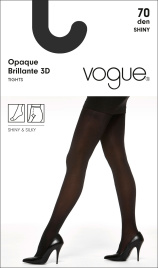 Колготки VOGUE Opaque brilliante 70 3D (Carbon)