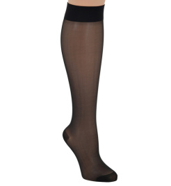 Женские гольфы LE BOURGET Trasparent Satine 20 (Noir)
