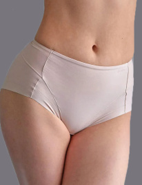 Женские трусы-слипы высокие корректирующие JANIRA Shape Cotton Band (Dune)
