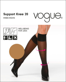 Женские гольфы VOGUE Support 20 (Suntan)