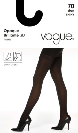 Колготки VOGUE Opaque brilliante 70 3D (Black)