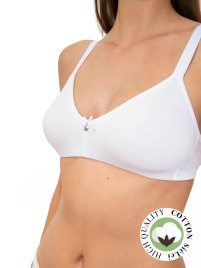 Бюстгальтер с мягкой чашкой SIELEI Naturalcotton (Bianco)