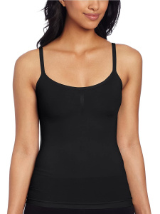 Женская майка корректирующая MAIDENFORM Seamless Camisole (Черный)