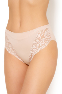 Женские трусы-слипы высокие JANIRA Lace Cotton Band (Dune)