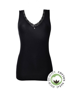 Женская майка SIELEI Naturalcotton (Nero)