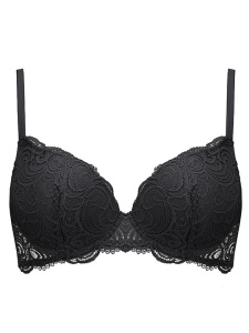 Бюстгальтер с плотной чашкой LORMAR Frizzante Plunge (Nero)