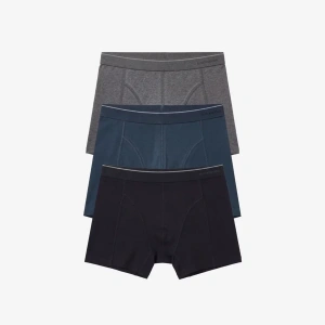 Набор мужских трусов-боксеров BLACKSPADE Tender Cotton (3шт) (Черный/Антрацитовый-меланж/Антрацитовый)
