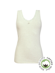 Женская майка SIELEI Naturalcotton (Ecru melange)