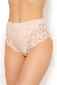 Женские трусы-слипы высокие JANIRA Lace Cotton Band (Dune)