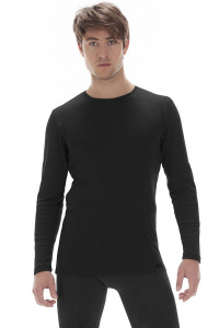Мужской лонгслив CORNETTE Authentic Thermo (Черный)