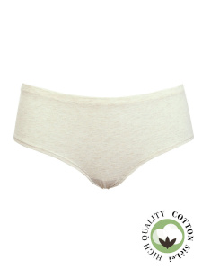 Женские трусы-хипстеры SIELEI Naturalcotton (Ecru melange)
