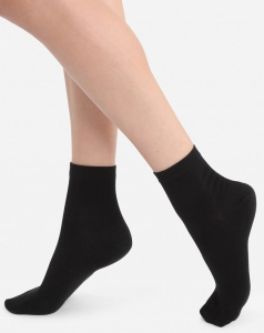 Набор женских носков DIM Basic Cotton (2 пары) (Черный/Черный)