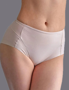 Женские трусы-слипы высокие корректирующие JANIRA Shape Cotton Band (Dune)