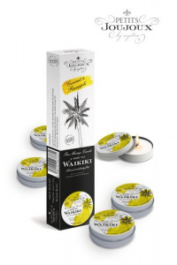 Набор массажных свечей Refill 33 гр. (5шт) PETITS JOUJOUX Waikiki Beach