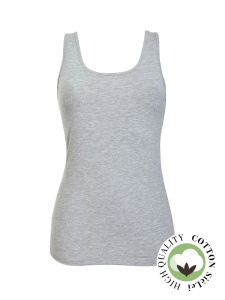 Женская майка SIELEI Naturalcotton (Grigio melange)