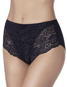 Женские трусы-слипы высокие JANIRA Lace Cotton Band (Negro)