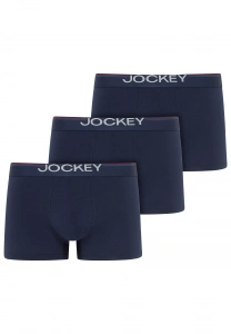 Набор мужских трусов-боксеров JOCKEY Cotton Stretch Comfort (3шт) (Синий)