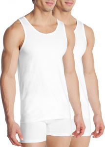 Набор мужских футболок DIM T-Shirt Tank (2 шт) (Белый)