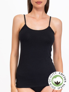 Женская майка SIELEI Naturalcotton (Nero)