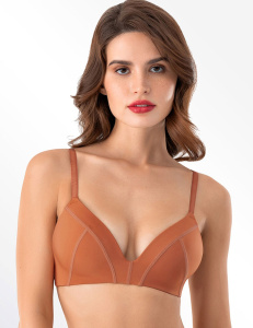 Бюстгальтер-балконет с плотной чашкой MIOOCCHI Riana (Terracotta)