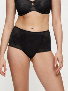 Женские трусы-слипы высокие TRIUMPH Wild Rose Sensation (Черный)
