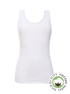 Женская майка SIELEI Naturalcotton (Bianco)