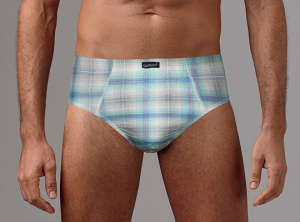 Набор мужских трусов-слипов GENTLEMEN GP7269 (2шт) (Бирюзовый)